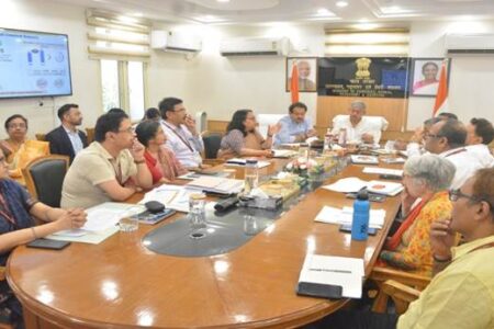 Rajiv Ranjan Singh has chaired a Briefing Meeting at Krishi Bhawan